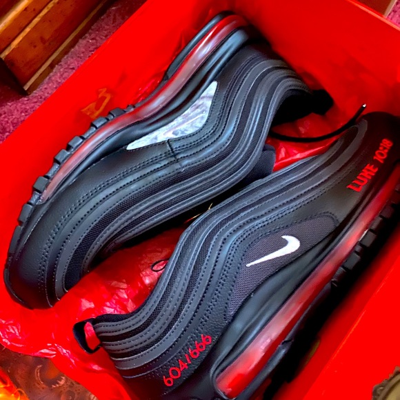 MSCHF - LIL NAS X “Satan Shoes” - size 10 -Air Max 97 604/666 - Picture 1 of 8